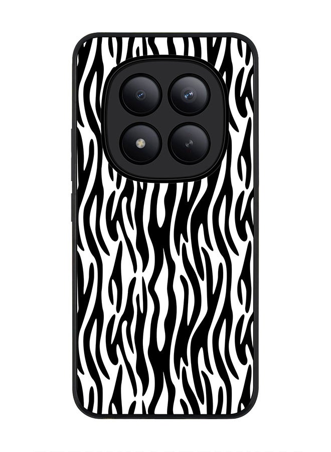 For Xiaomi Redmi Note 15 Pro+ / Poco M8 Pro Case,Slim fit Camera Protection, Shockproof Thin Phone cover  - Zebra Stripes