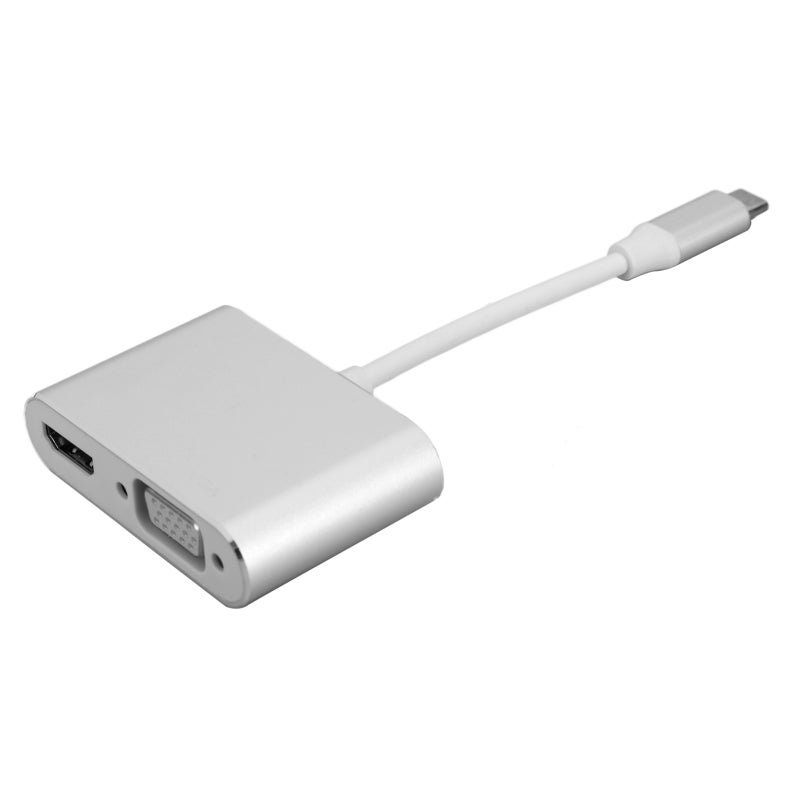 Type-C Adapter 4K Type-C to HDMI VGA Hub - Supports Display Port Alternate Mode for Monitor Projector - Image 5