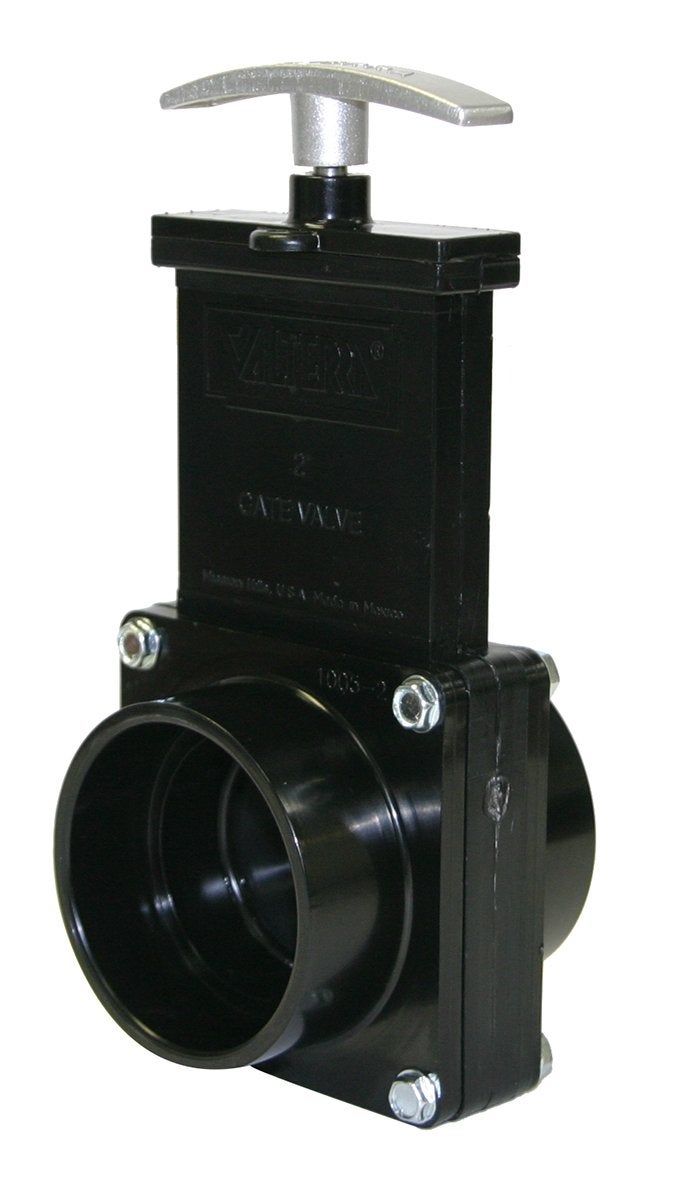 Valterra 7201M ABS Gate Valve, Black, 2" Slip, with Metal Handle - Image 4