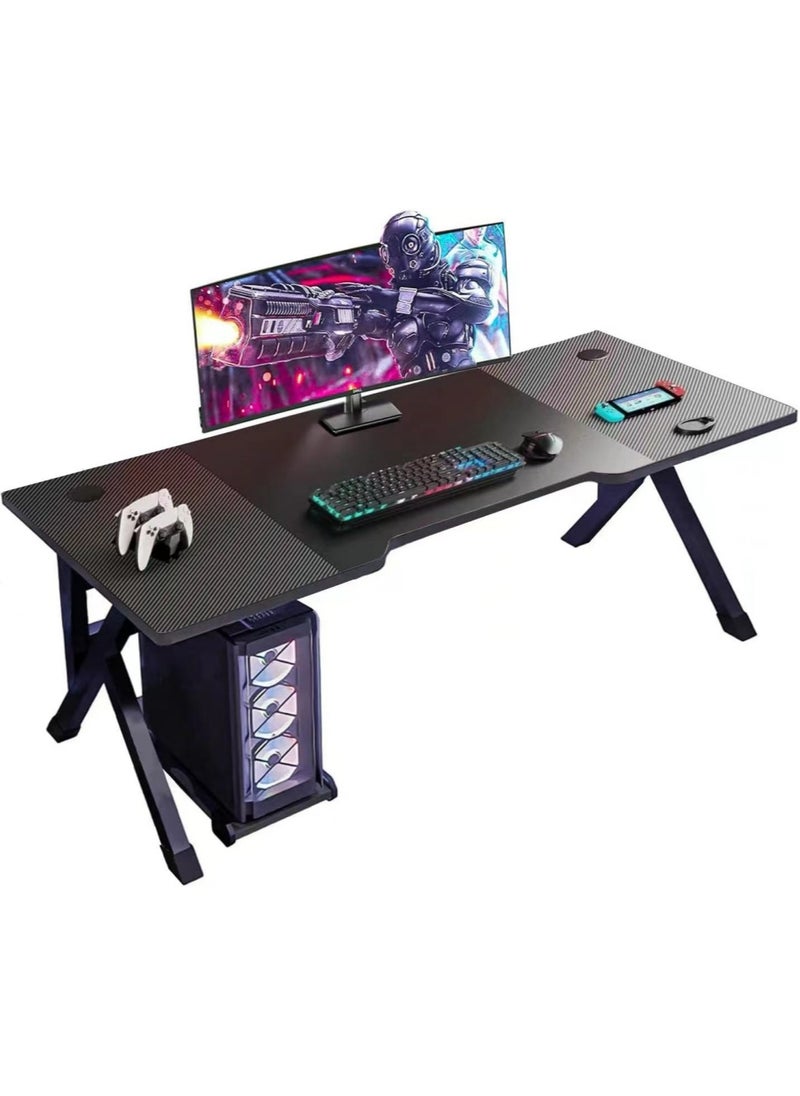 RUIYADA Computer Desk E-sports Table Desktop Simple home desk Bedroom Table Student Study Table Simple Desk 100CM  - Image 1