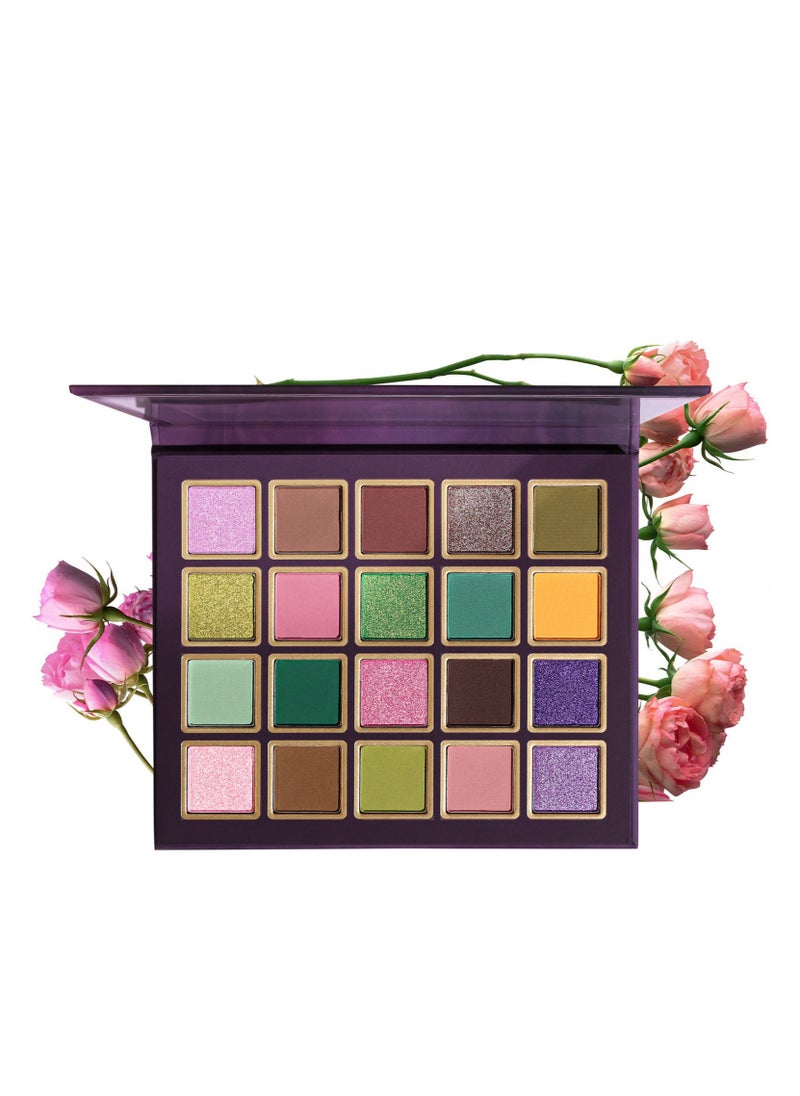 Handaiyan - Eyeshadow Palette Makeup 20 Colour Nude Glitter,Naked,Matte,Shimmer,Neutral,Smokey,Glossier,Neon,Organic Eye Shadow Cream Set,Bright,Ultra Pigmented,Powder,Long Lasting,Easy To Apply,Neutral - Image 1