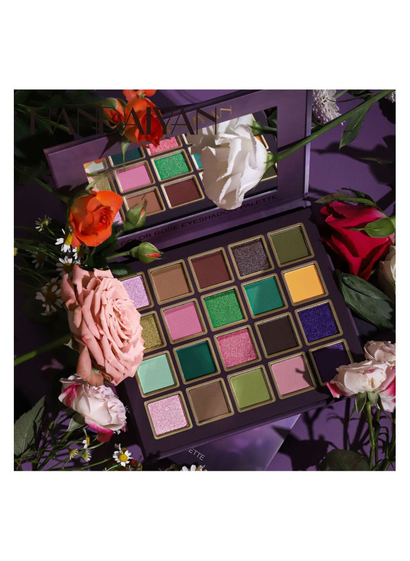 Handaiyan - Eyeshadow Palette Makeup 20 Colour Nude Glitter,Naked,Matte,Shimmer,Neutral,Smokey,Glossier,Neon,Organic Eye Shadow Cream Set,Bright,Ultra Pigmented,Powder,Long Lasting,Easy To Apply,Neutral - Image 1