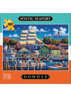 Buffalo Games Buffalo Games - Dowdle - Mystic Seaport - 300 Piece Jigsaw Puzzle for Adults Challenging Puzzle Perfect for Game Nights - Finished Puzzle Size is 21.25 x 15.00  - Image 2