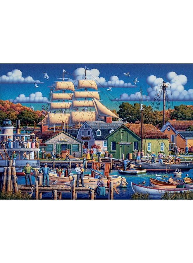 بافلو جايمز ألعاب بافالو - دودل - ميناء ميستيك - أحجية الصور المقطوعة المكونة من 300 قطعة للبالغين، أحجية مليئة بالتحديات، مثالية لأمسيات اللعب - حجم الأحجية النهائي 21.25 × 15.00 - Image 1
