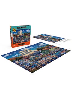 Buffalo Games Buffalo Games - Dowdle - Mystic Seaport - 300 Piece Jigsaw Puzzle for Adults Challenging Puzzle Perfect for Game Nights - Finished Puzzle Size is 21.25 x 15.00  - Image 4