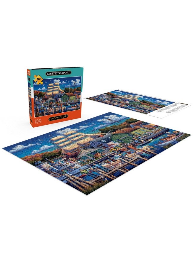 بافلو جايمز ألعاب بافالو - دودل - ميناء ميستيك - أحجية الصور المقطوعة المكونة من 300 قطعة للبالغين، أحجية مليئة بالتحديات، مثالية لأمسيات اللعب - حجم الأحجية النهائي 21.25 × 15.00 - Image 4