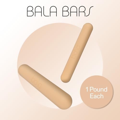 Bala Bars Dumbbell Set for Women & Men, 1lb Dumbbells (Sand) - Set of 2 Bars Designed for Walking, Strength Training, HIIT, Boxing & Aerobics - Hand Weights for Working Out at Home - Image 2