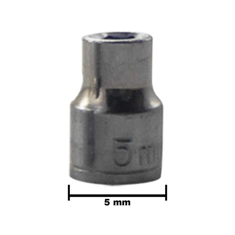 DIY Crafts DIY DIYC12466 Crafts Hex Socket Wrench Head for 44200 inch Drive Metric 6 Point Hexagon Sockets Set Nut Driver with Rubber Holder Home Improvement DNo 72 Pack of 3 Pc Multi  - Image 3