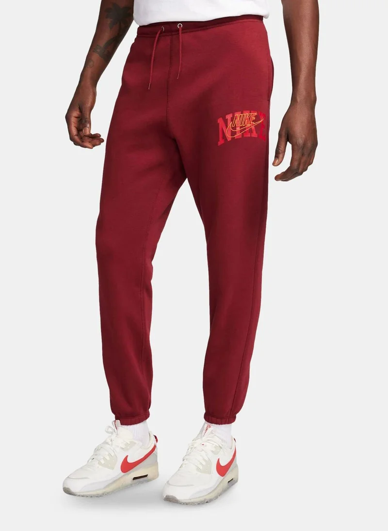 نايكي Men's Club Fleece Cuffed Trousers