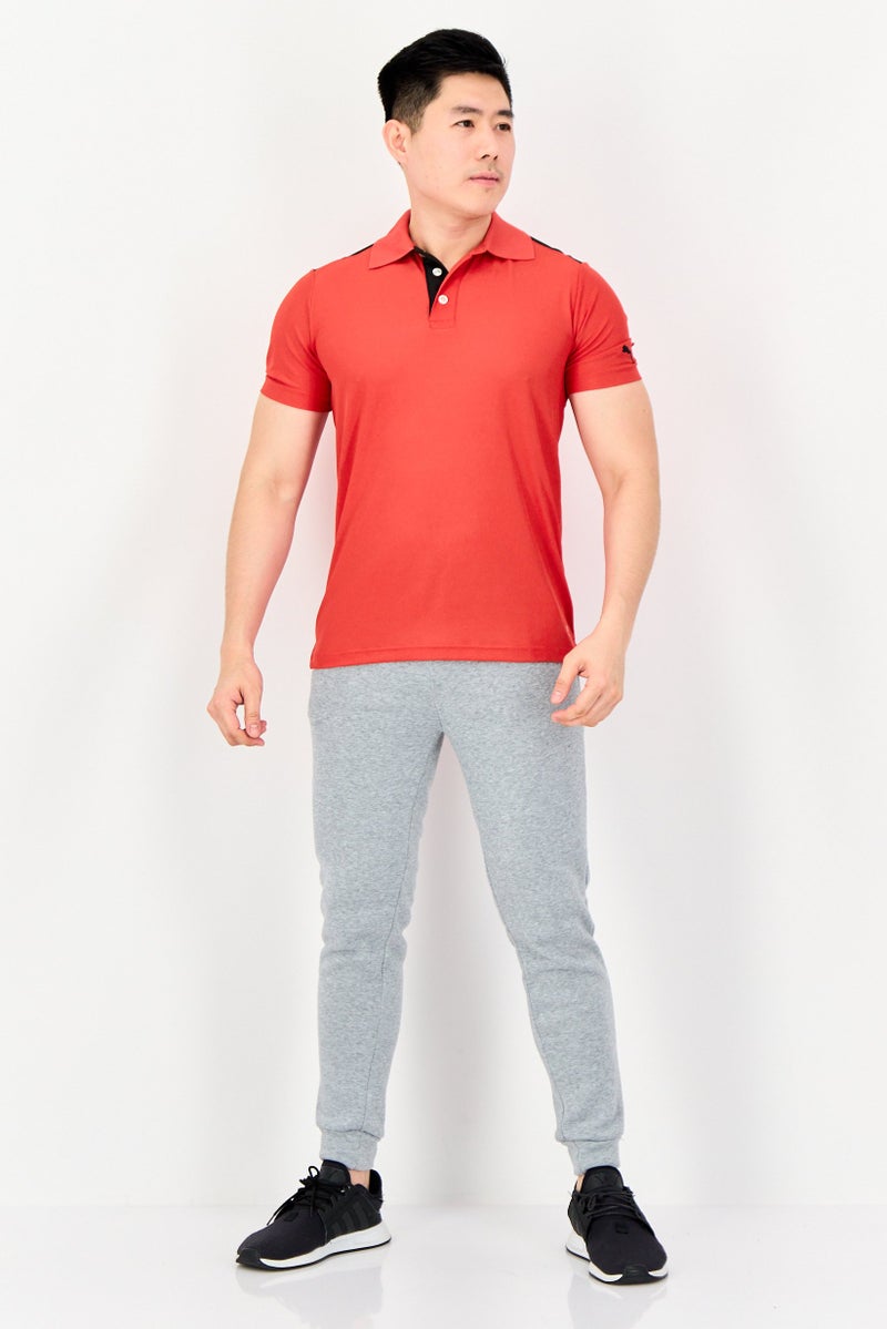 PUMA Men Sportswear Fit Short Sleeve Training Polo Shirt, Red - Image 2