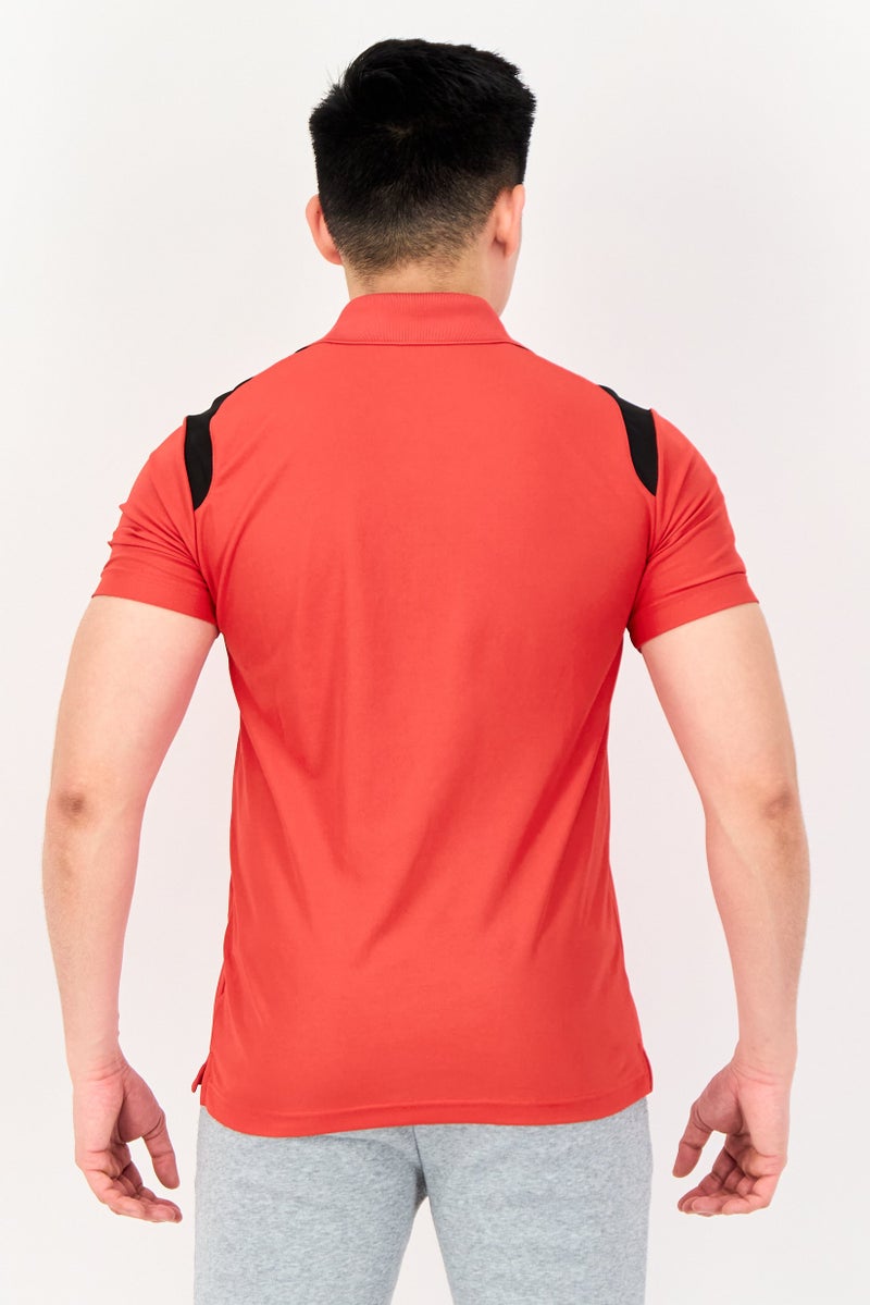 PUMA Men Sportswear Fit Short Sleeve Training Polo Shirt, Red - Image 4
