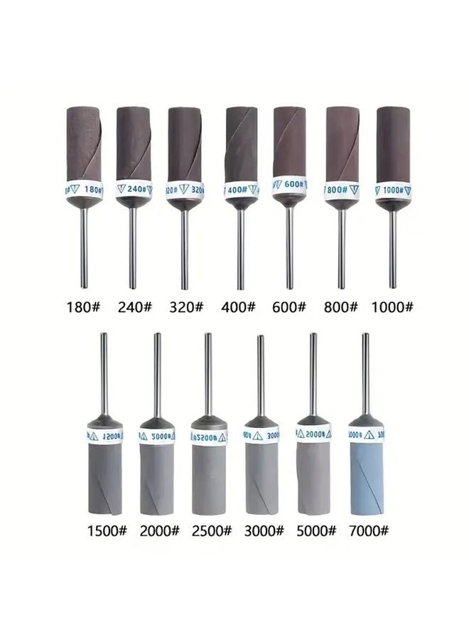 13pcs 2.35mm Sandpaper Roll 180-7000 Grit For Grinding Machine And Polishing - Image 2