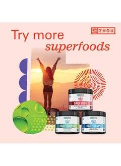 Zhou Zhou Nutrition Superfruit Multivitamin Gummies, 13 Natural Superfruits, Rich in Vitamin A, C, E, Zinc Gummies, Superfood Supplement, Immunity, Digestion & Energy, No Added Sugar, 60 Vegan Gummies  - Image 5