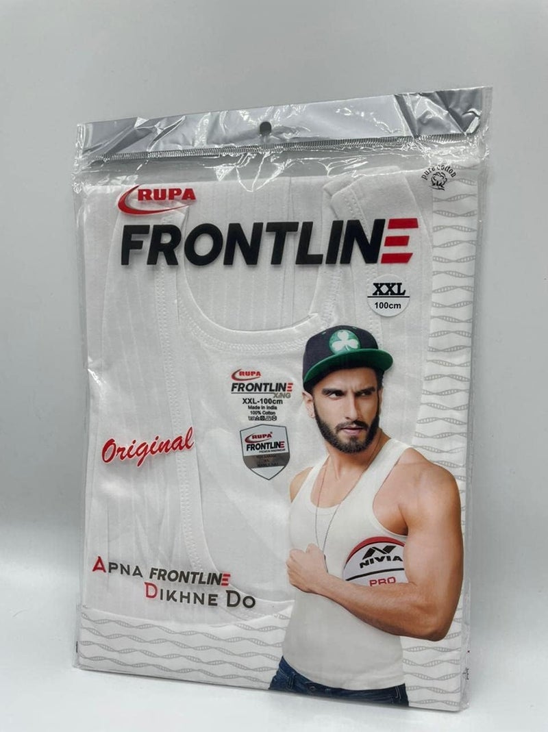 RUPA Men's Frontline Sleeveless Vest - White - Image 3