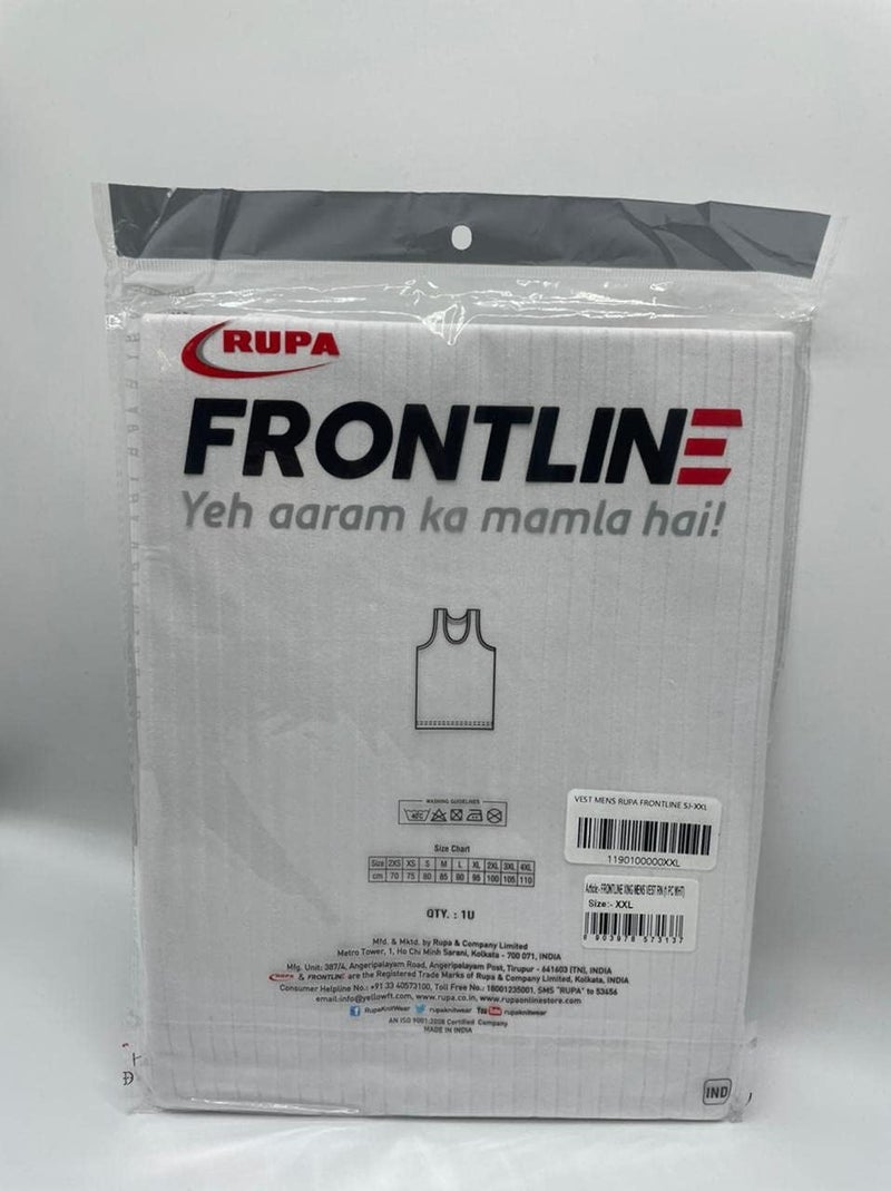 RUPA Men's Frontline Sleeveless Vest - White - Image 4