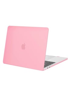 Generic MacBook Pro 13 Inch Case M2 A2338 M1 A2251 A2289 A2159 A1989 A1708 A1706 Touch Bar Plastic Hard Shell Cover And Screen Protector Pink  - Image 3