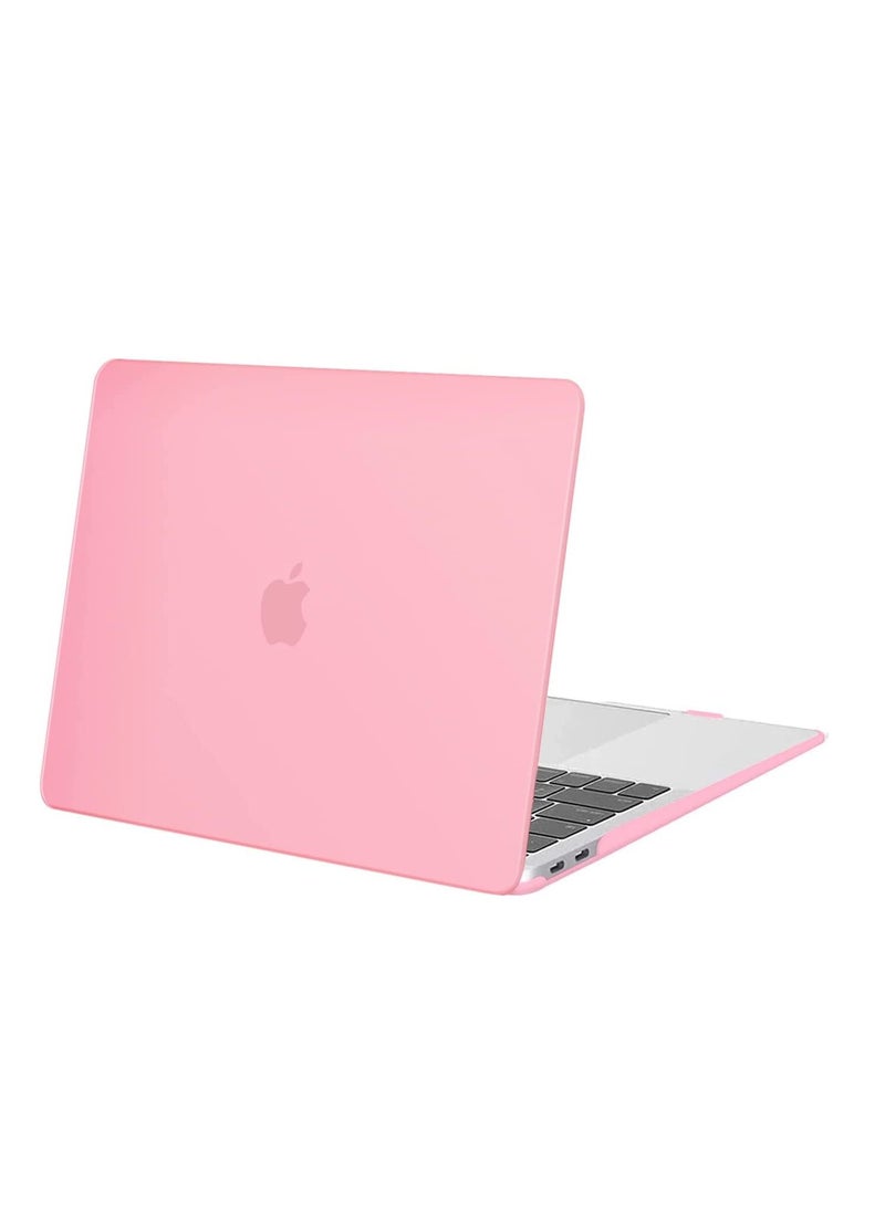 Generic - MacBook Pro 13 Inch Case M2 A2338 M1 A2251 A2289 A2159 A1989 A1708 A1706 Touch Bar Plastic Hard Shell Cover And Screen Protector Pink - Image 1