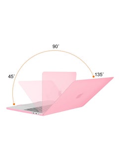 Generic MacBook Pro 13 Inch Case M2 A2338 M1 A2251 A2289 A2159 A1989 A1708 A1706 Touch Bar Plastic Hard Shell Cover And Screen Protector Pink  - Image 4