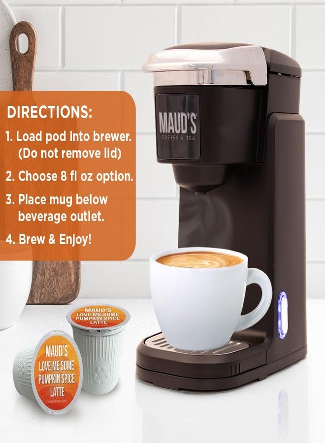 Maud's Pumpkin Spice Latte Flavored Coffee Pods, 18 ct, Medium Roast Flavored Coffee in Single Serve Pods - 100% Arabica Beans, Compatible with Keurig K Cups Maker - Image 5