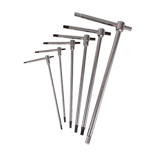 Beta 951/S6 Sliding T-Handle Hex Key Wrench Set | 6-Piece Metric Allen Wrenches (2.5mm to 8mm) | High Torque & Fast Spinning T-Handle Design | Calibrated Hex Ends | Made in Italy - Image 1