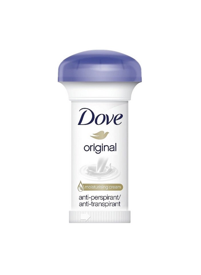 Dove original moisturizing cream anti-perspirant/anti-transpirant 50 ml - Image 3