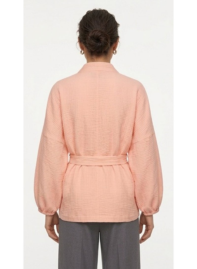 Carina Puff-Sleeve Cardigan - Image 2