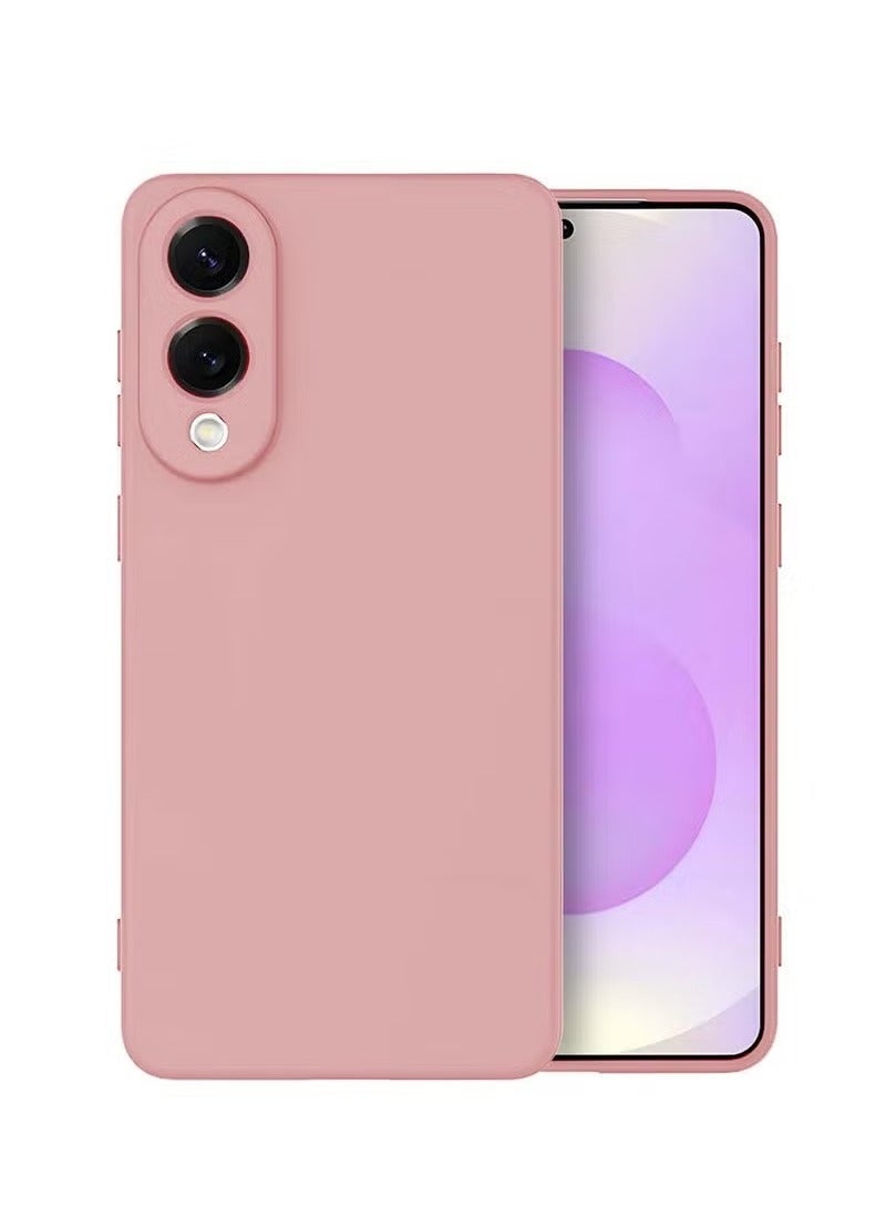 JAJEEK Premium Soft Liquid Silicone Case for Samsung Galaxy S25 Edge 5G (2025) – Slim Fit Shockproof Back Cover with Anti-Fingerprint Coating, Scratch-Resistant Surface & Microfiber Lining – Smooth Grip, Camera Protection – Stylish Pink Case for Daily Use - Image 1