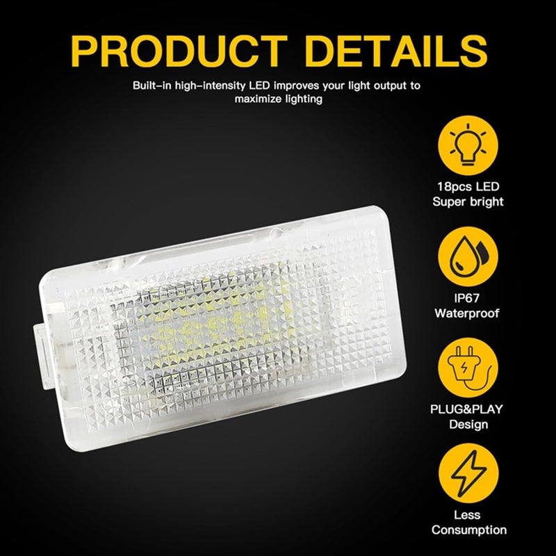QASULER LED Footwell and Trunk Light Set for BMW - Image 3
