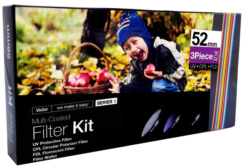 Vivitar 3 Pc Filter Kit 52MM Uv/cpl/fdl - Image 2