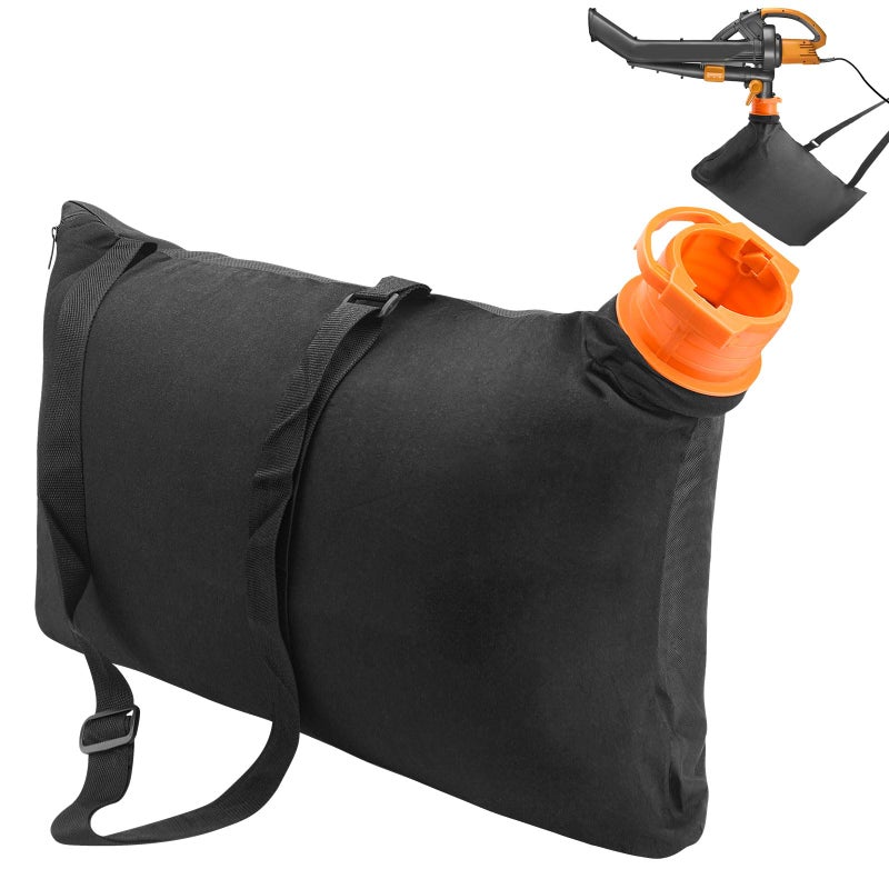 LIZEWEI 50026858 Trivac Leaf Collection Bag WGBAG500 Compatible with Worx WG502 WG508 WG505 WG509 WG500 WG501 Leaf Blower Replacement Leaf Blower Vacuum Vac Shoulder Bag - Image 2