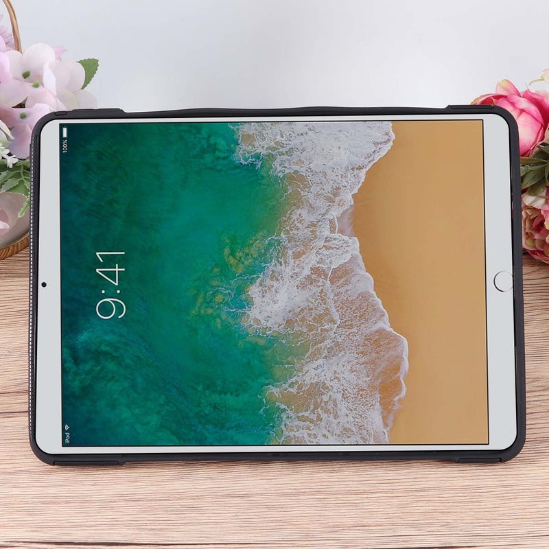 📱 غطاء حماية بلاستيكي لوحدة التابلت مع حامل متوافق مع آيباد 11 إنش أسود - Image 3