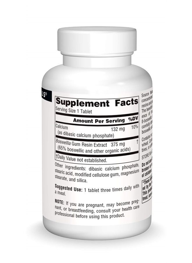 Source Naturals Boswellia Extract 243 mg Dietary Supplement - 100 Tablets - Image 3