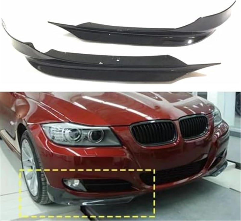 Wivplex Front Bumper Side Cover Lip Spoiler for BMW 3 Series E90 - Image 4