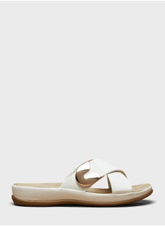 X Strap Wedge Sandals