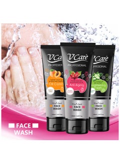 VCare Vcare Professional Face Wash 150ml : Revitalizing formula with Ginseng & Grape Seed extracts for Radiant Skin  - Image 5