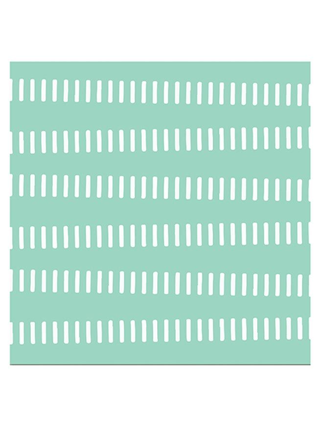 RYN Printed Wall Art Green/White 30x30cm - Image 2