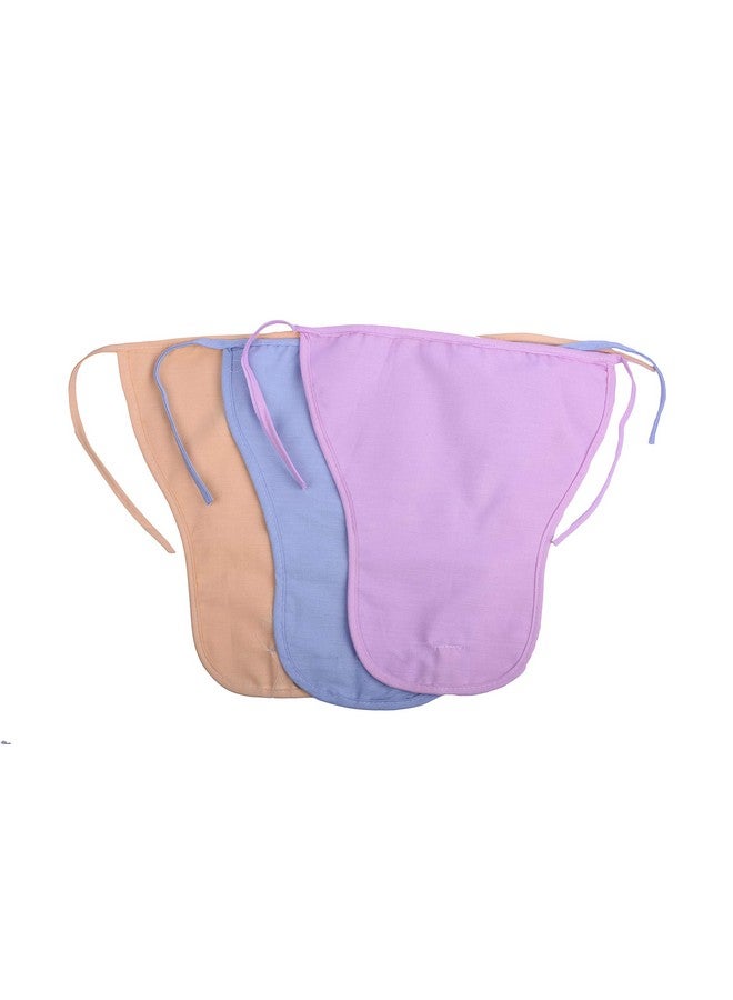 Dolphers R New Born Baby - Set Of 12 Pcs/Cotton Cloth Langot For Babies # 0-6 Months # Double Layer Nappies # U Shaped # Washable And Reusable # Pack Of 12 By Dolphers - Image 2