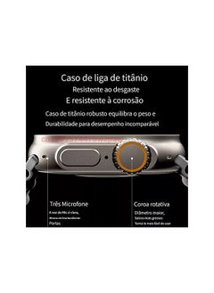 PROMASS 2023 T800 UItra Smart Watch Ultra Series8 NFC Smartwatch Men Women Bluetooth Call Waterproof Wireless Charging Fitness Bracelet (Pink)  - Image 4