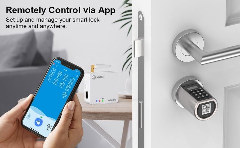 WELOCK WIFIBOX3-UAE Gateway Wifi Bridge for WeLock Smart Locks Remote Control - Image 5