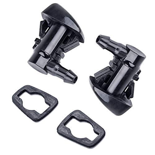 Xislet 2 Pack Windshield Washer Nozzle Sprayers Kits Replacement for 2005-2016 Jeep Grand Cherokee 55079049AA 2005-2010 Pontiac G6 2005-2013 Chevy Malibu Chrysler Windshield Nozzle 55372143AB, 47183 - Image 2