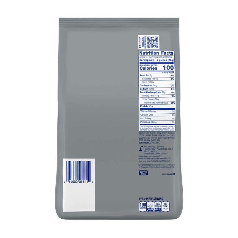 YORK Dark Chocolate Peppermint Patties, Candy Party Pack, 35.2 oz - Image 2