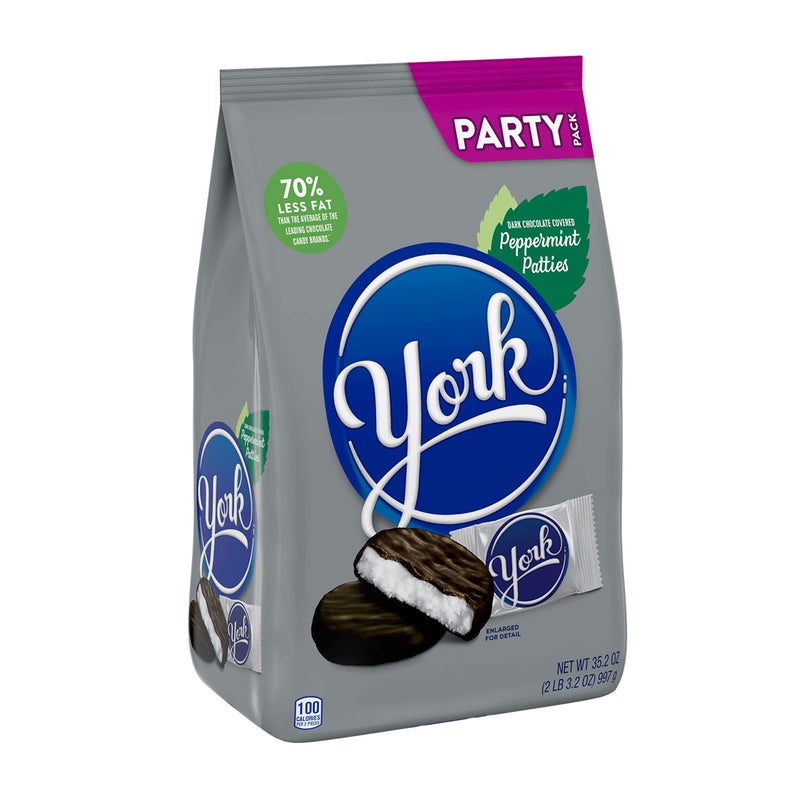 YORK Dark Chocolate Peppermint Patties, Candy Party Pack, 35.2 oz - Image 3