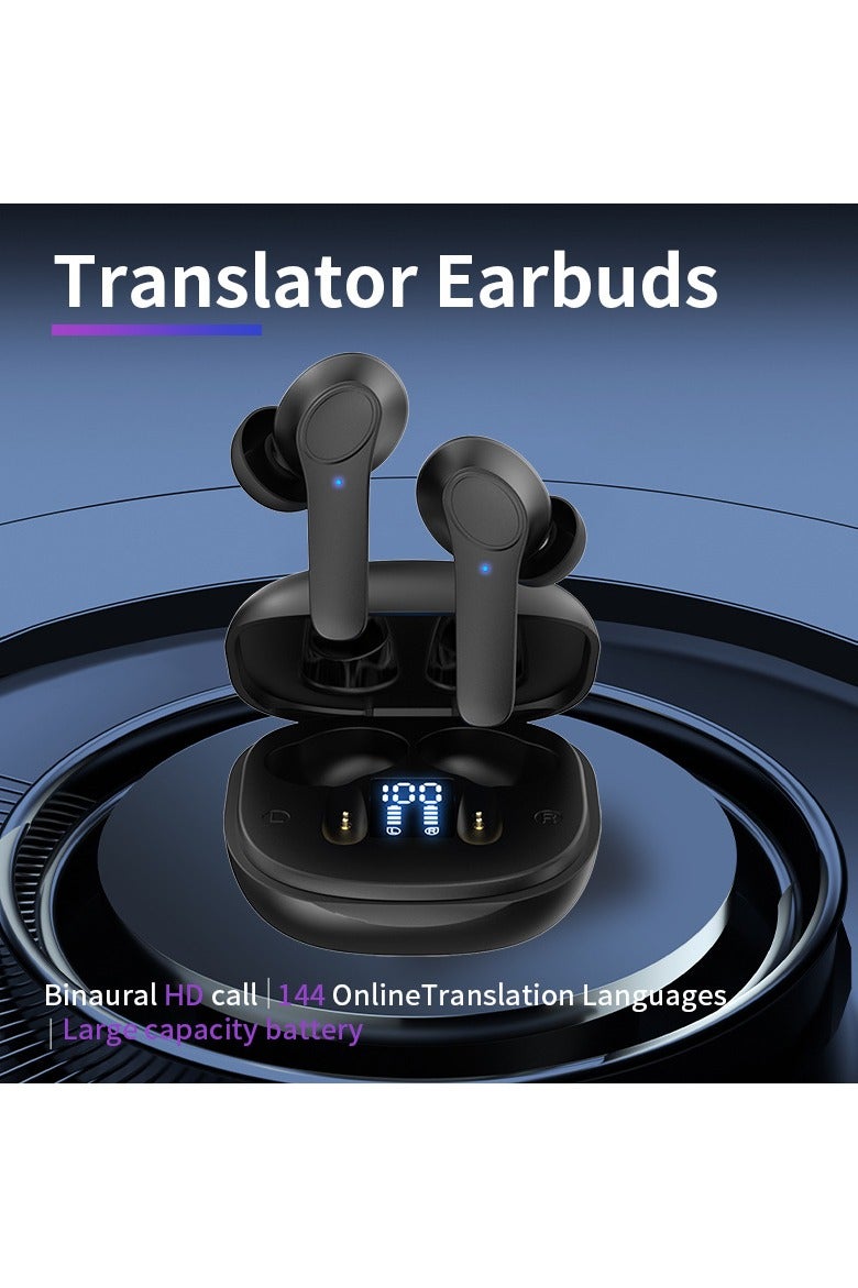 general Smart Translator Earbuds B11 Intelligent Voice Translation Earphones Bluetooth Headphones Wireless Headset Binaural Simultaneous Translation High Accuracy & Fast Translation in 144 Languages Up to 98% Accuracy Simultaneous Interpretation Premium Sound Quality ENC Active Noise Reduction Bluetooth 5.3 Long-lasting Battery - Image 2