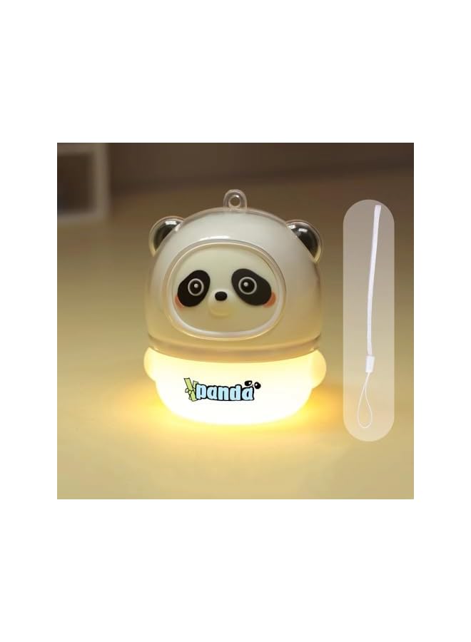 The Bros LED Rechargeable Panda Warm Yellow Light, Bedside Light, Cute Animal Room Decoration, Eye Protection Night Light, Children's Gift - Image 2