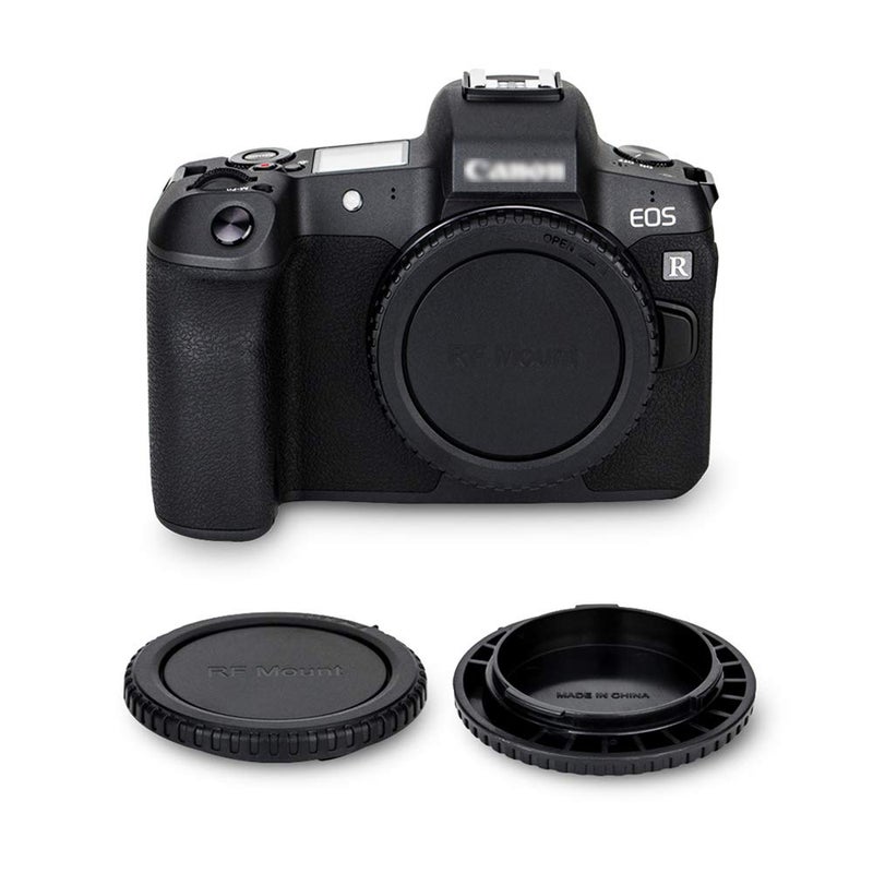 JJC Rear Lens Cap & Body Cap Cover for Canon RF Mount Mirrorless Camera EOS R100 R50 R10 R8 R7 R6 Mark II R6 R5C R5 Mark II R5 R3 R RP Replace RF Rear Lens Cap & R-F-5 Body Cap -3 Packs - Image 3
