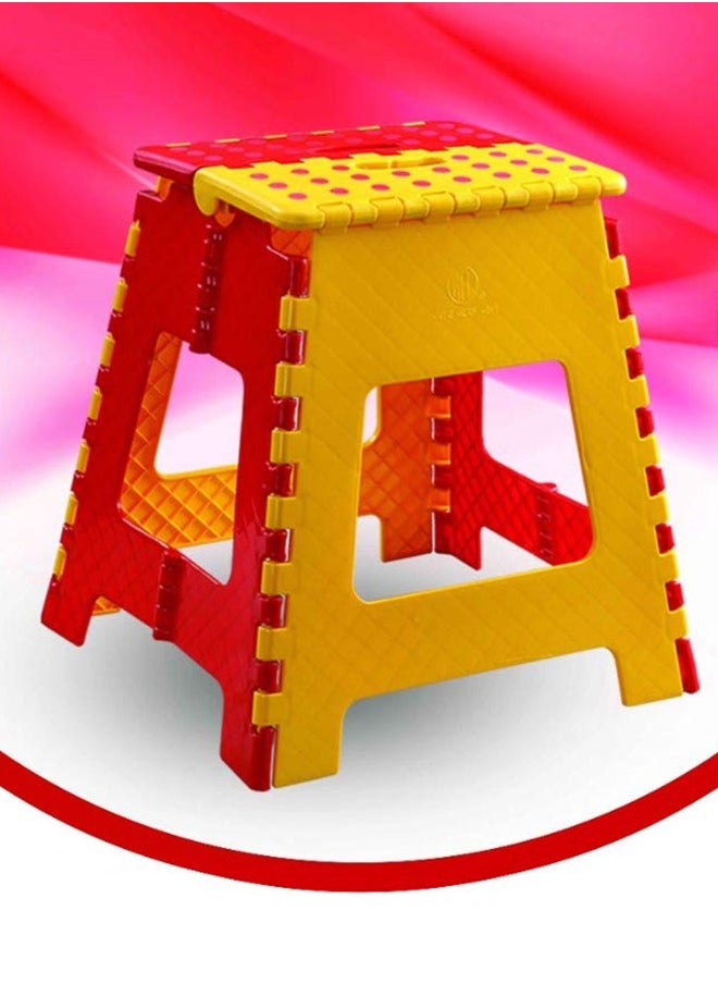 YOLO Yolo Plastic Magic Puzzle Stool for Folding Step Stool for Kitchen, Bathroom, Garden, Indoor, Stool Lightweight Outdoor Camping  - Image 2