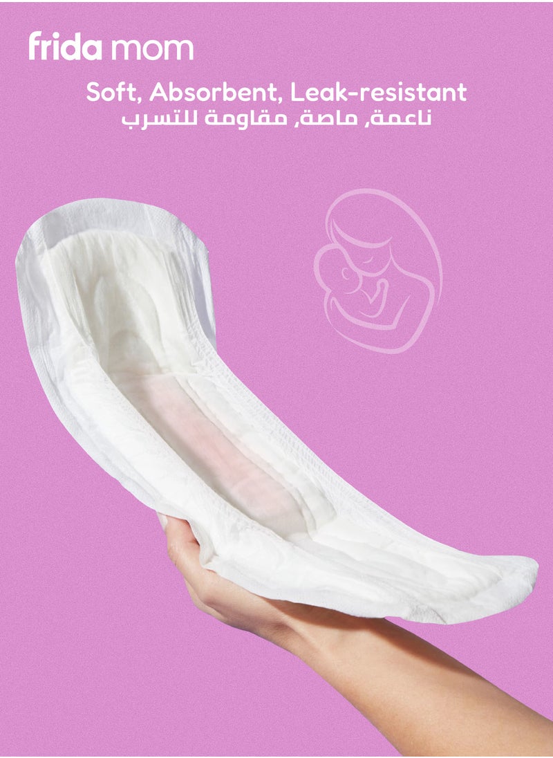 frida mom Postpartum Catch-All Pads | 18 Count | Super Absorbent & Leak-Proof | Maternity Pads for Heavy Flow & Bladder Leaks | Soft & Fragrance-Free for Maximum Comfort  - Image 4