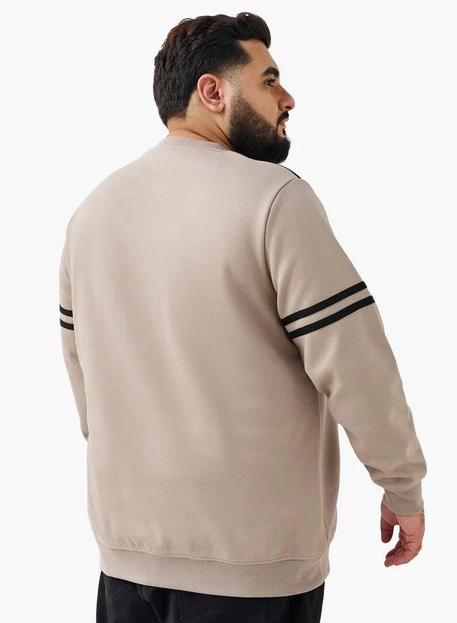 Maxim  Men Regular Fit New York City Print Cotton Sweatshirt for Men | Best Price UAE