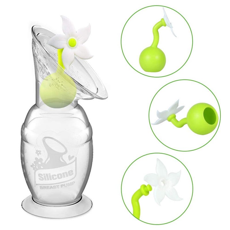 Haakaa Silicone Breast Pump Stopper 1 pk (White) - Image 2