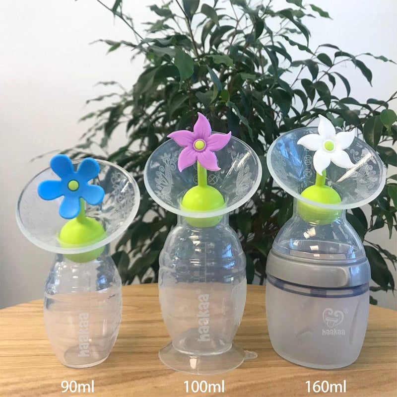 Haakaa Silicone Breast Pump Stopper 1 pk (White) - Image 4